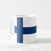 Finland Vlag Koffiemok (Voorkant links)