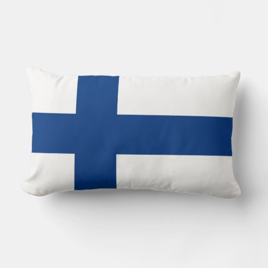 Finland Vlag Kussen (Voorkant)