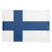 Finland Vlag Kussensloop (Achterkant)