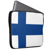 Finland Vlag Laptop Sleeve (Voorkant Rechts)