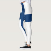 Finland Vlag Leggings (Links)