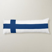 Finland Vlag Lichaamskussen (Achterkant)