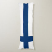 Finland Vlag Lichaamskussen (Voorkant Verticaal)