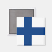 Finland Vlag Magneet (Voorkant / Achterkant)