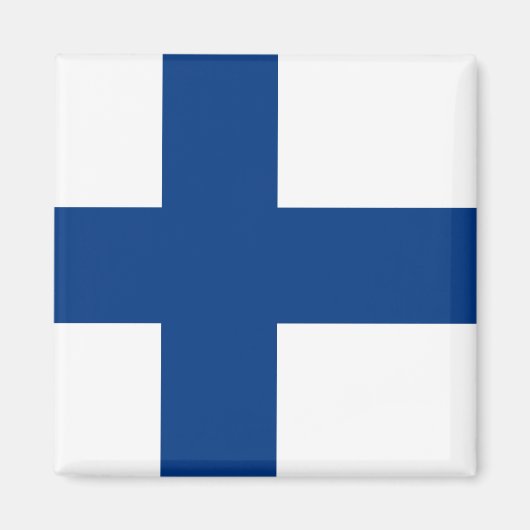 Finland Vlag Magneet (Voorkant)