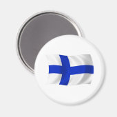 Finland Vlag Magneet (Voorkant / Achterkant)