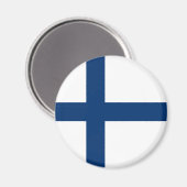 Finland Vlag Magneet (Voorkant / Achterkant)