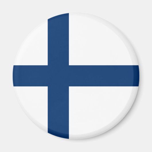 Finland Vlag Magneet (Voorkant)