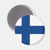 Finland Vlag Magneet (Voorkant / Achterkant)
