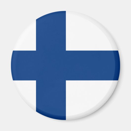 Finland Vlag Magneet (Voorkant)
