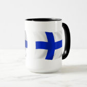 Finland Vlag Mokkopot Mok (Voorkant rechts)