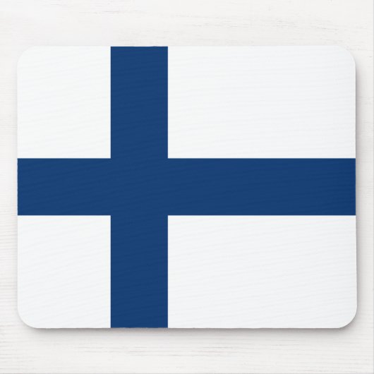 Finland Vlag Muismat (Voorkant)