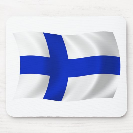 Finland Vlag Muismat (Voorkant)