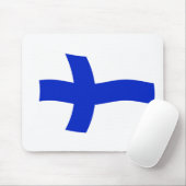Finland Vlag Muismat (Met muis)