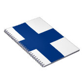 Finland Vlag Notitieboek (Rechterzijde)
