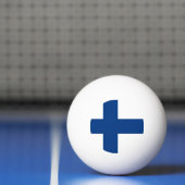 Finland Vlag Pingpongbal (Net)