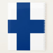 Finland Vlag Planner (Achterkant)