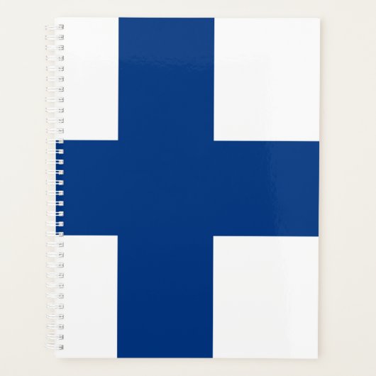 Finland Vlag Planner (Voorkant)