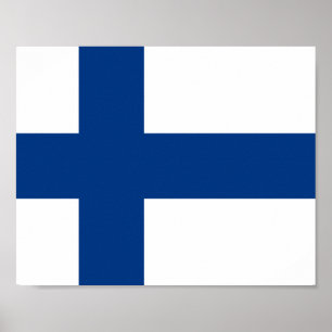 Finland Vlag Poster