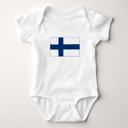 Finland Vlag Romper (Voorkant)