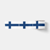 Finland Vlag Satijnen Lint (Voorkant)