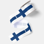 Finland Vlag Satijnen Lint (Achterkant)