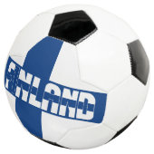 Finland Vlag Schattig Patriottisch Voetbal (Drie kwart)