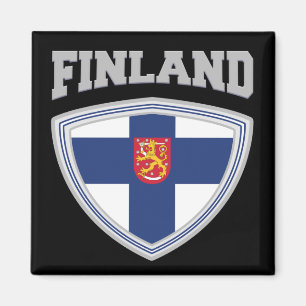 Finland Vlag schild & embleem Magneet