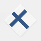 Finland Vlag Servet (Hoek)