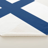 Finland Vlag Sherpa Deken (3/4)