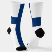 Finland Vlag Sokken (Gebogen)