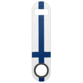 Finland Vlag Speed Flessenopener (Achterkant)