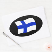 Finland Vlag Sticker (Envelop)
