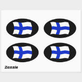 Finland Vlag Sticker (Vel)