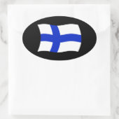 Finland Vlag Sticker (Tas)