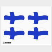 Finland Vlag Sticker (Vel)