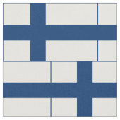 Finland Vlag Stof (Close Up)