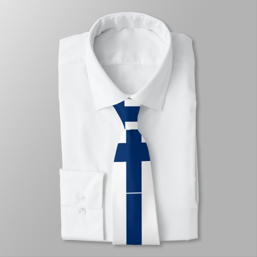 Finland Vlag Stropdas (Gebonden)