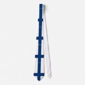 Finland Vlag Stropdas (Voorkant)