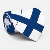 Finland Vlag Stropdas (Opgerold)