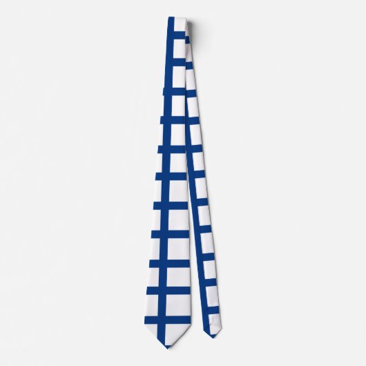 Finland Vlag Stropdas (Voorkant)