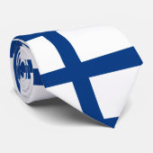 Finland Vlag Stropdas (Opgerold)