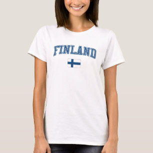 Finland + vlag t-shirt