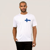 Finland Vlag T-shirt (Voorkant volledig)