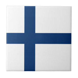 Finland Vlag Tegeltje