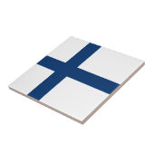 Finland Vlag Tegeltje (Zijkant)