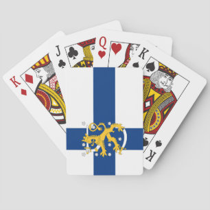 Finland vlag telefoonhoesje pokerkaarten