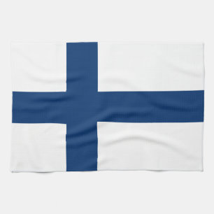 Finland Vlag Theedoek