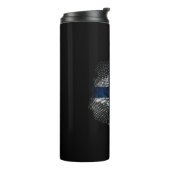 Finland vlag thermosbeker (Gedraaid links)