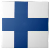 Finland - vlag Tile Tegeltje (Voorkant)